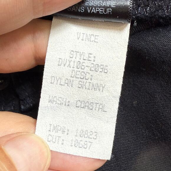 Vince. Dylan Skinny Pants Size 27 Office Stretch Career Closet Basic Capsule - Picture 11 of 16